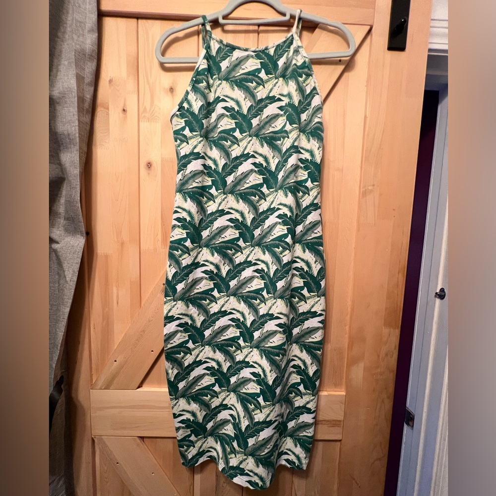 Manners London - Nata Dress in Green Banana Leaf